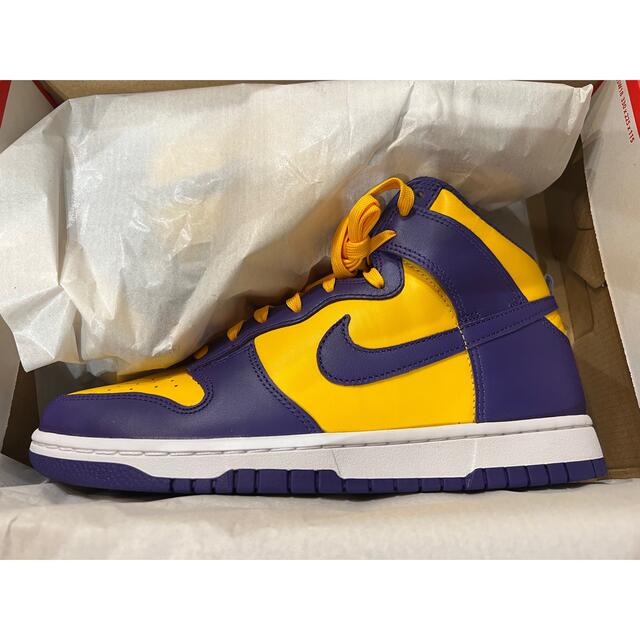 NIKE(ナイキ)のNike Dunk High Retro "Lakers" メンズの靴/シューズ(スニーカー)の商品写真