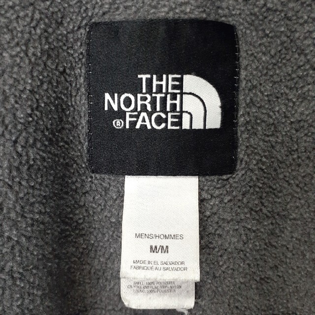 美品US規格ノースフェイスデナリジャケット黒ブラックグレー灰色刺繍ロゴL 3