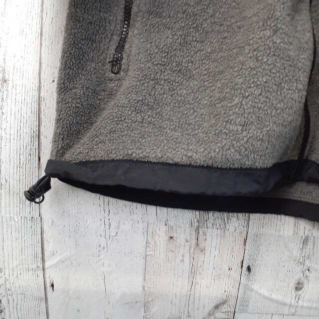 美品US規格ノースフェイスデナリジャケット黒ブラックグレー灰色刺繍ロゴL 8