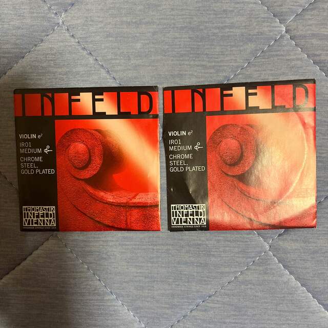 ヴァイオリン弦　4/4 INFELD RED E線　2本セット　 楽器の弦楽器(ヴァイオリン)の商品写真