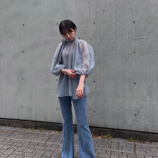 本物新品保証】【本物新品保証】CLANE クラネ BALLOON SHEER PUFF TOPS
