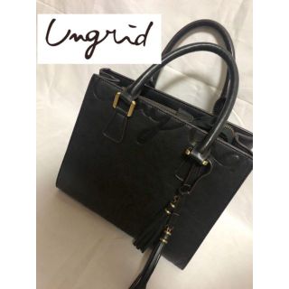 アングリッド(Ungrid)の【お値下げ中】Ungrid　アングリッド　レザー2wayハンド＆ショルダーバック(ハンドバッグ)