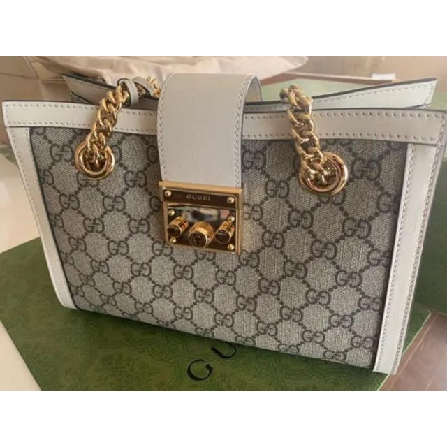 G - 【新品】GUCCI グッチ〔パドロック〕GG スモール ショルダーバッグ
