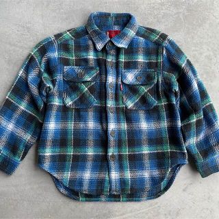 リーバイス(Levi's)のlevi's リーバイス チェックシャツ ネルシャツ ワーク kids100(ブラウス)