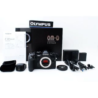 オリンパス(OLYMPUS)のOLYMPUS OM-D E-M1Mark IIボディ【ショット数1,452回】(デジタル一眼)