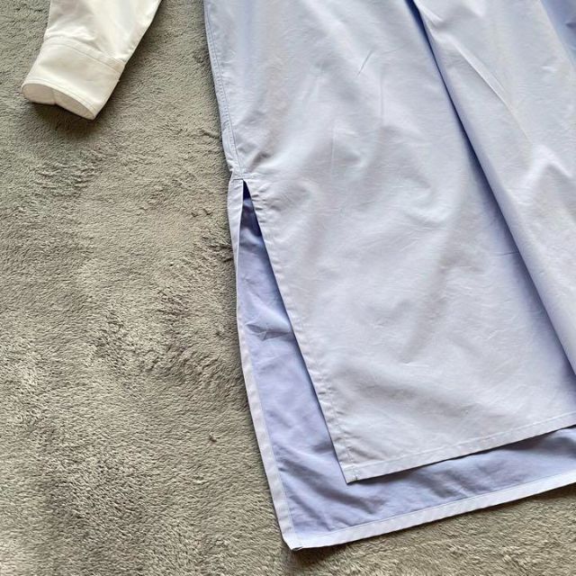 HYKE - 【HYKE】ハイク ロング スリーブ シャツ ドレス 2 ブルー HYKE - 【HYKE】ハイク ロング スリーブ シャツ ドレス 2 ブルー