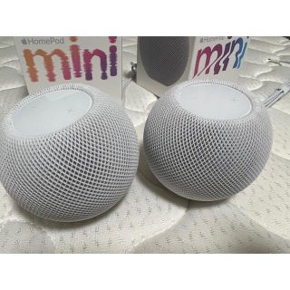 100%新品大人気 HomePod mini ホワイト 2台 セット Apple アップル