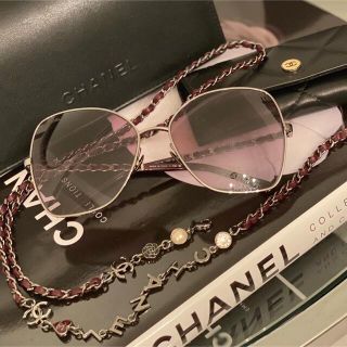 シャネル(CHANEL)のCHANELチェーン付きサングラス(サングラス/メガネ)