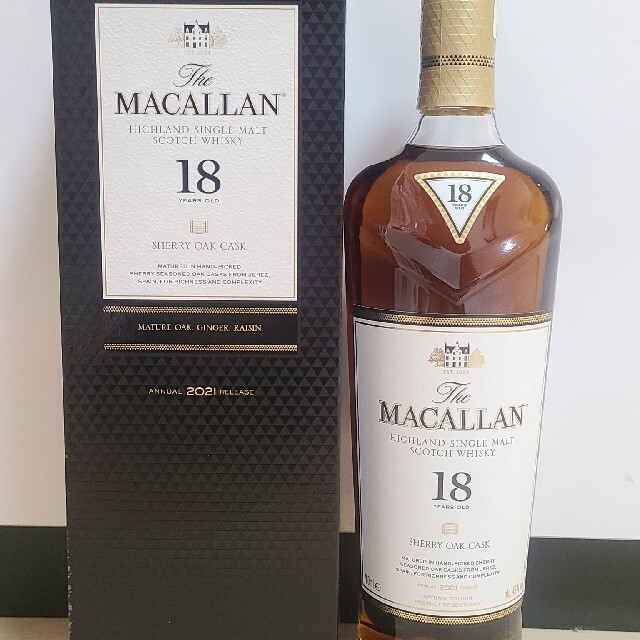 限定SALE定番 サントリー ザ マッカラン 18年 700ml 瓶&箱