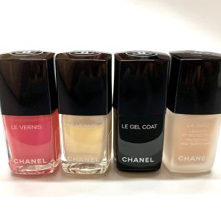 シャネル(CHANEL)のシャネル ネイル　ヴェルニ 721  606 ベースコート　トップコート　まとめ(マニキュア)