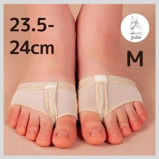 23.5-24cm バレエ・ダンス・新体操・ヨガ向けスキンシューズ M(ダンス/バレエ)