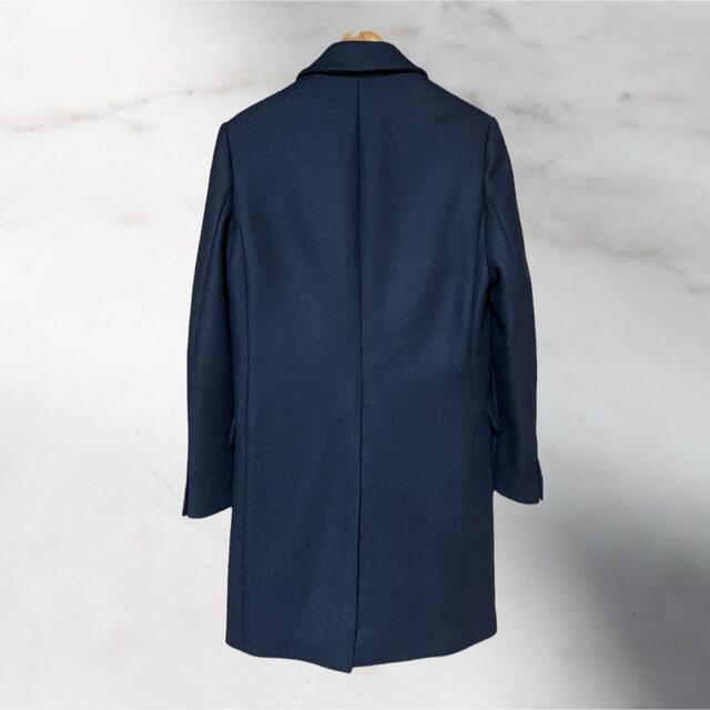 CARVEN(カルヴェン)のCARVEN 参考定価:約15万円 チェスターコート ブラック サイズ46 M メンズのジャケット/アウター(チェスターコート)の商品写真