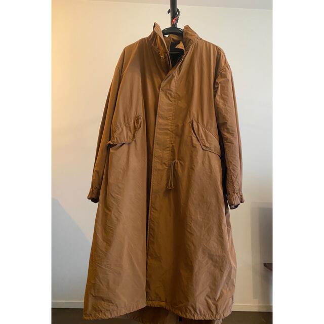 ATON エイトン フード付き コート 茶 fish tail coat 新入荷 13770円 ...