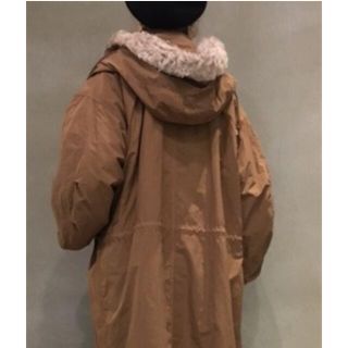 ATON エイトン フード付き コート 茶 fish tail coat | cprc.org.au