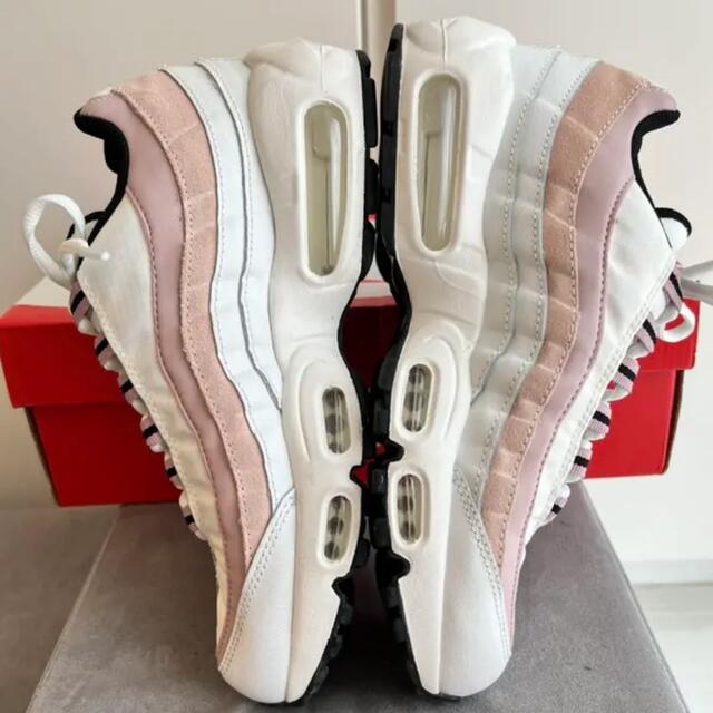 NIKE(ナイキ)の【NIKE】W AIR MAX 95 ピンク ホワイト 24cm レディースの靴/シューズ(スニーカー)の商品写真