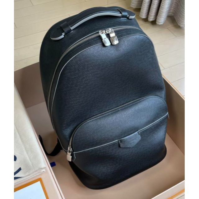 Louis Vuitton Adrian Backpack Black Taiga