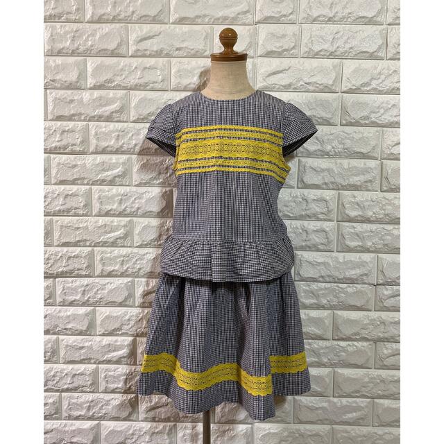 【美品】 ファミリア セットアップ 130 | フリマアプリ ラクマ