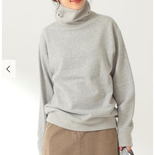 ATON - ATON Demi-Luxe BEAMS スウェット ハイネックプルオーバーの
