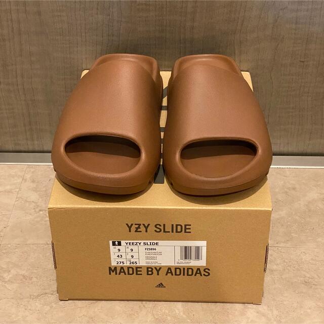 adidas - ADIDAS YEEZY SLIDE FLAX アディダス 27.5cmの通販 by soirée ...