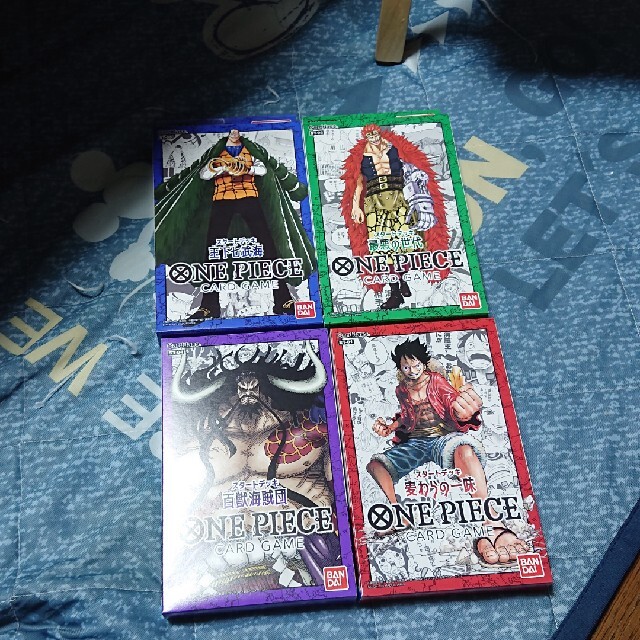 ONE PIECE - ワンピース スタートデッキ ４個セット