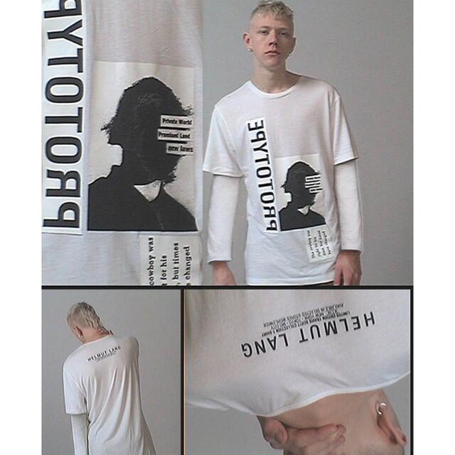 HELMUT LANG(ヘルムートラング)のHelmut Lang x Travis Scott レイヤード ロンT XL メンズのトップス(Tシャツ/カットソー(七分/長袖))の商品写真