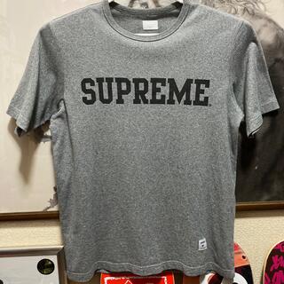 シュプリーム(Supreme)のsupreme シュプリーム カレッジロゴ M グレー Tシャツ(Tシャツ/カットソー(半袖/袖なし))