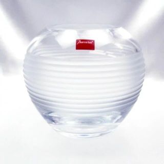 バカラ(Baccarat)のバカラ クリスタル Baccarat ボール 丸 花瓶 17cm 箱 未使用(花瓶)