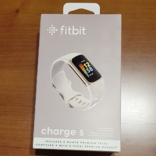 fitbit charge 5 ホワイト(トレーニング用品)