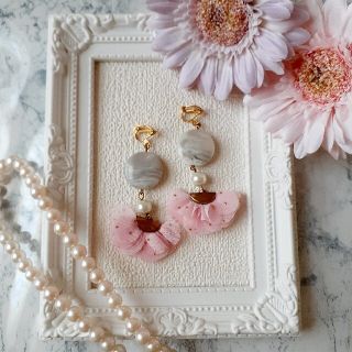 イヤリング　ハンドメイド　【*6】(イヤリング)