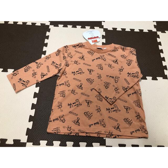 ☆新品☆ GARFIELD  長袖Tシャツ 100 キッズ/ベビー/マタニティのキッズ服女の子用(90cm~)(Tシャツ/カットソー)の商品写真