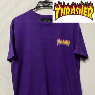 スラッシャー(THRASHER)のThrasher s/s Tshirt Purple(Tシャツ/カットソー(半袖/袖なし))