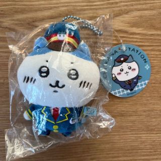 ちいかわ ハチワレ 駅員さんなマスコット(キャラクターグッズ)
