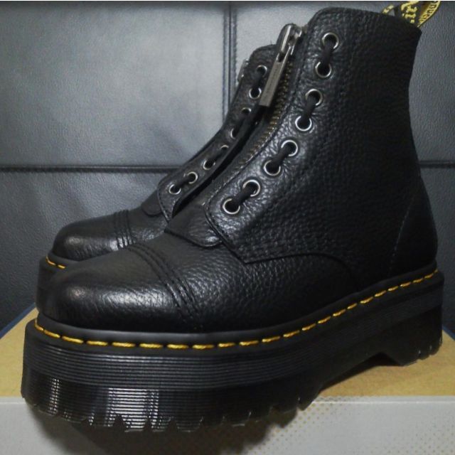 Dr.Martens SINCLAIR UK4 黒 厚底 8ホール JADON | eloit.com