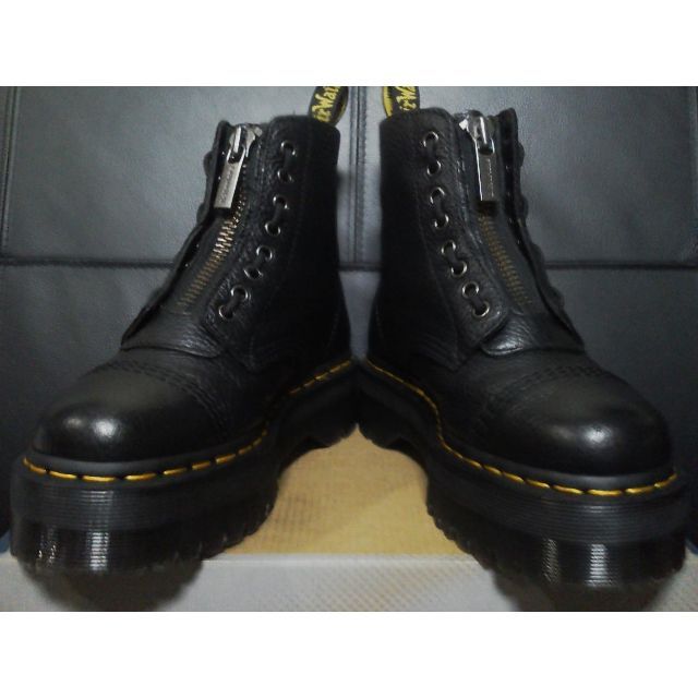 Dr.Martens SINCLAIR UK4 黒 厚底 8ホール JADON | eloit.com