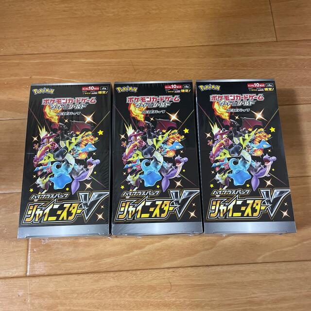 ポケモンカード シャイニースターV シュリンク付き未開封3BOXセット ...