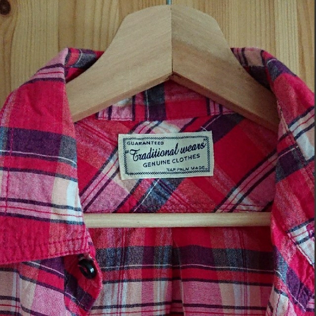 トラディショナルウェザーウェア チェックシャツ  フリーサイズ レディースのトップス(シャツ/ブラウス(長袖/七分))の商品写真