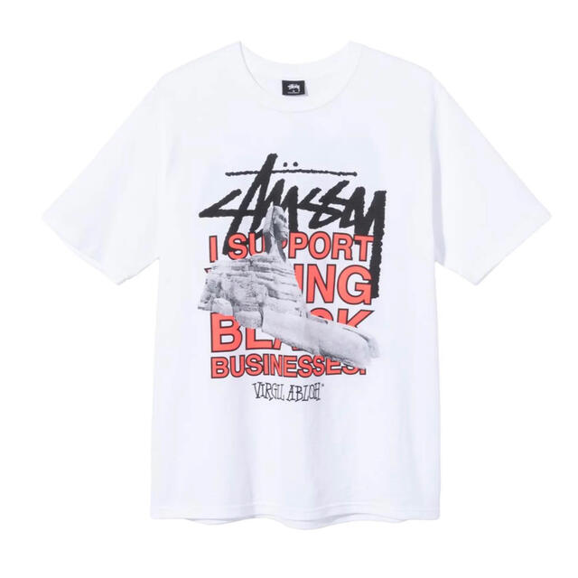 STUSSY OFF WHITE 40周年WORLD TOUR TEE 新品メンズ