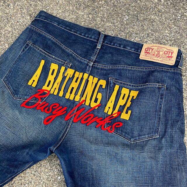 A BATHING APE(アベイシングエイプ)のNIGO A Bathing Ape Busy Works Denim Pant メンズのパンツ(デニム/ジーンズ)の商品写真