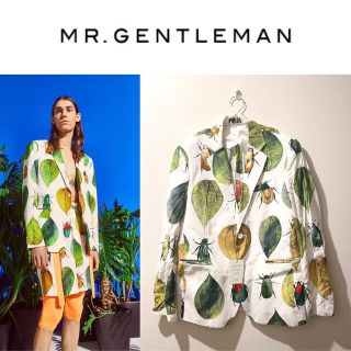 ミスタージェントルマン(MISTERGENTLEMAN)の【MISTERGENTLEMAN】LEAF&BUG SINGLE JACKET(テーラードジャケット)