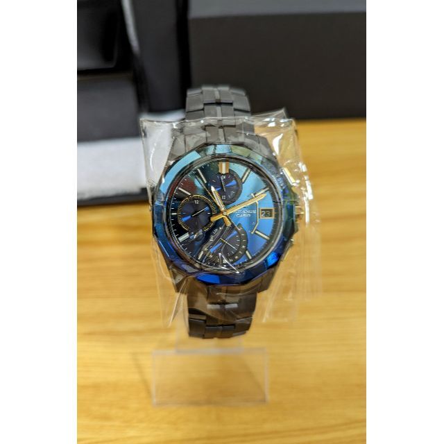 世界限定200本 新品 casio オシアナス マンタ サファイアガラスベゼル