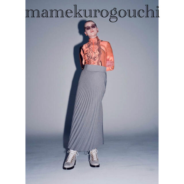 Mame KurogouchiマメCurved Pleated Skirt | フリマアプリ ラクマ