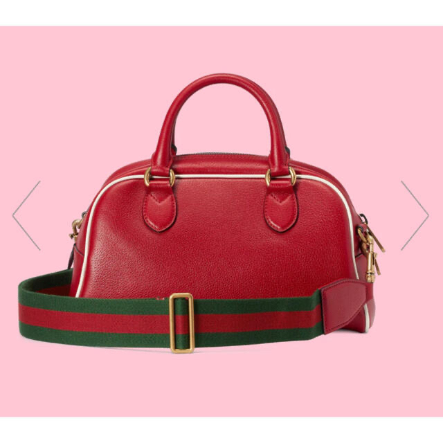 GUCCI - adidas x Gucci ミニ ダッフルバッグ ボストンバッグ 赤 GUCCI - adidas x Gucci ミニ ダッフルバッグ ボストンバッグ 赤