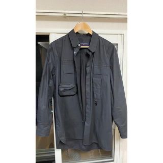 ルイヴィトン  20SS  RM201Q JLF HHS42W 3Dポケットレザータグ付き長袖シャツ  メンズ XL