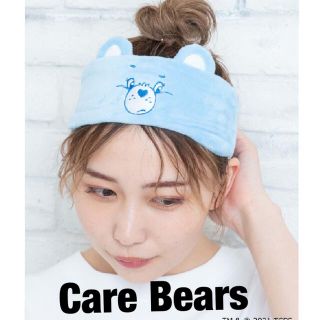 ケアベア(CareBears)の新品　ケアベア　ヘアバンド　ブルー(ヘアバンド)