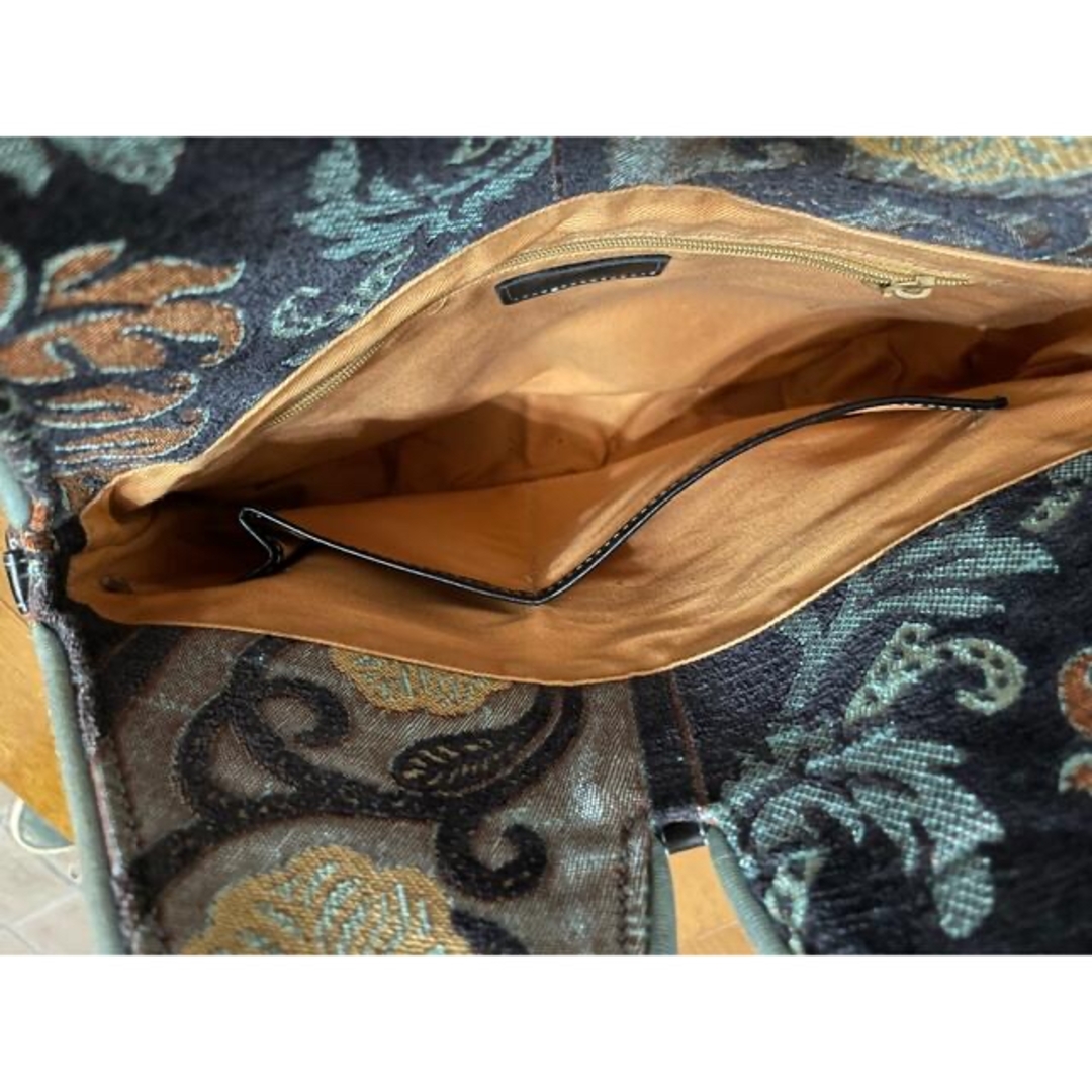ジャガード織りハンドバッグ レディースのバッグ(ハンドバッグ)の商品写真
