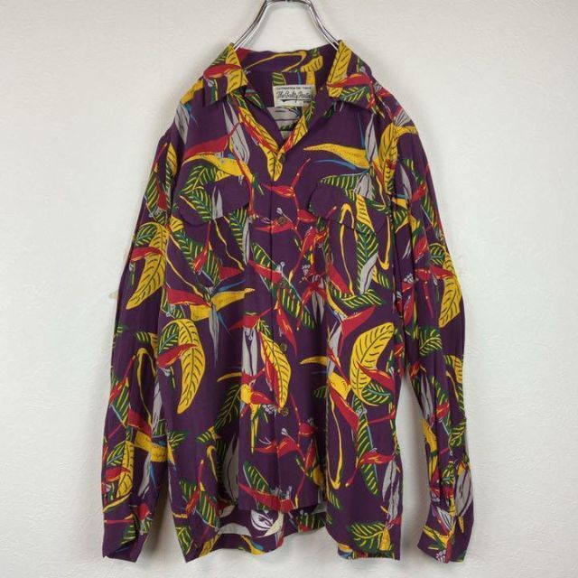 人気新品 WACKO MARIA - HAWAIIAN SHIRT総柄 窪塚オールシーズン羽織に