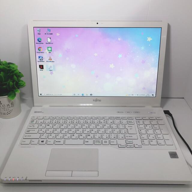 キレイです♡白くてかわいいノートパソコン-