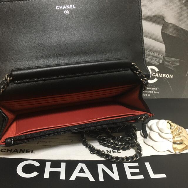 CHANEL(シャネル)の専用♡超美品★ シャネル チェーン ウォレット ショルダー バッグ 正規品 レディースのバッグ(ショルダーバッグ)の商品写真