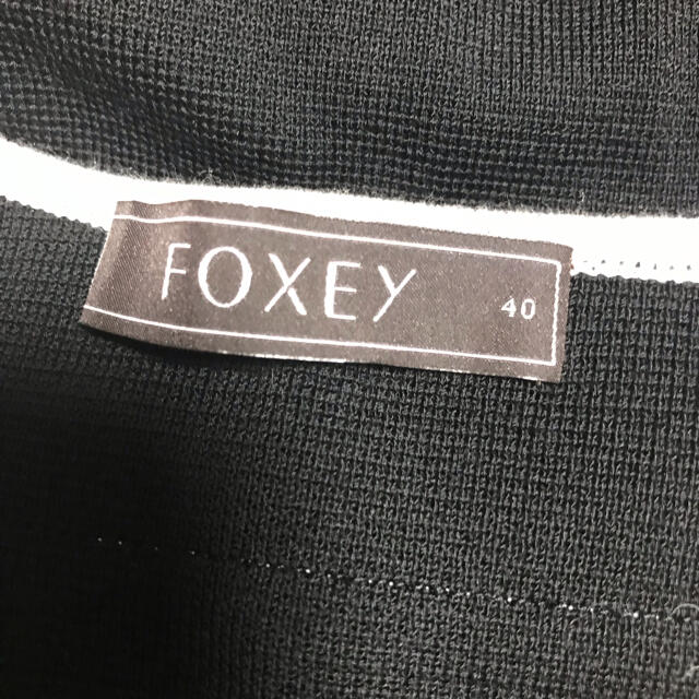 FOXEY(フォクシー)のFOXEY バイカラー  ジャケット レディースのジャケット/アウター(ノーカラージャケット)の商品写真