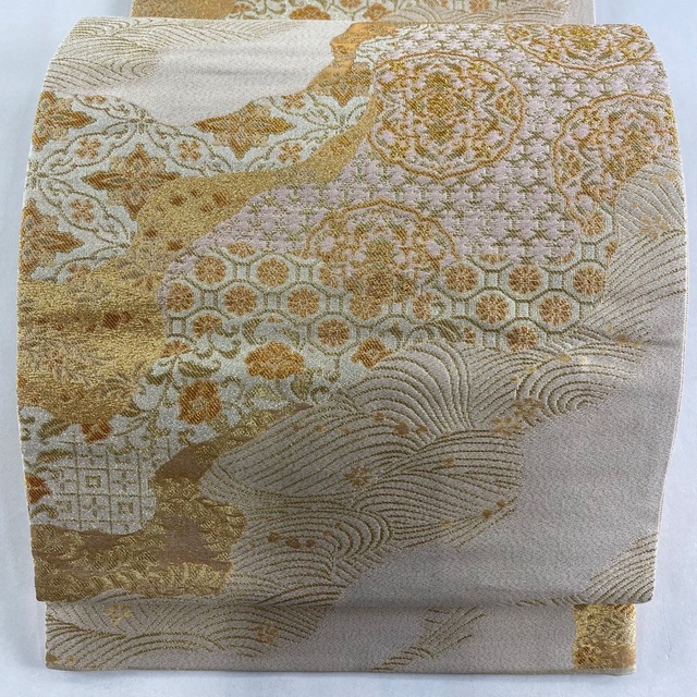 袋帯 美品 秀品 六通 正絹 【中古】 chateauduroi.co